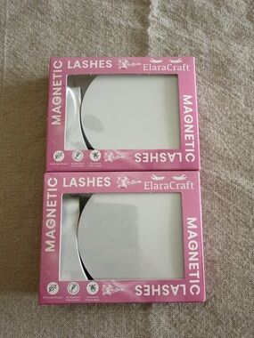 ElaraCraft Magnetic Lashes Kit Reusable False Eyelashes Set New 2 packs